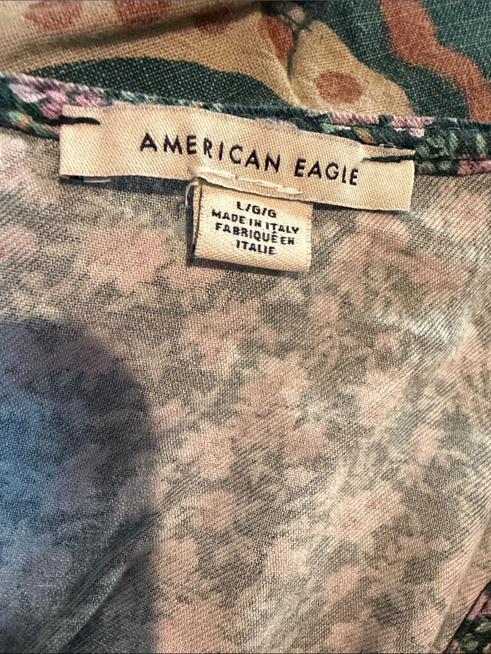 American Eagle Outfitters Green Floral Midi Dress - Picture 5 of 5
